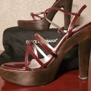 Dolce and Gabbana platform heel